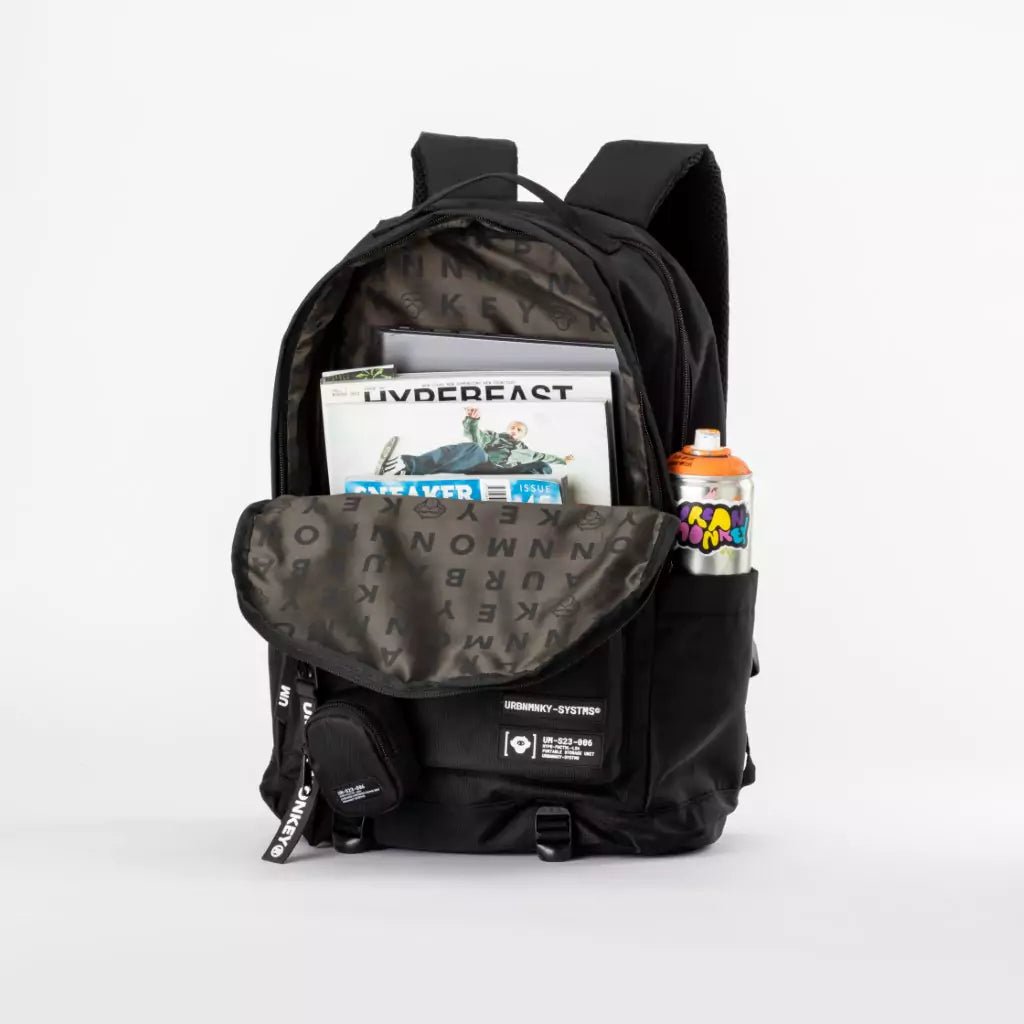 City Backpack // Black - Urban Monkey® - UM23026_BLK