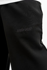 Upgraded Relaxed Straight - Cut Track Pants // Black - Urban Monkey® - UM23_TRK_01A_S/28