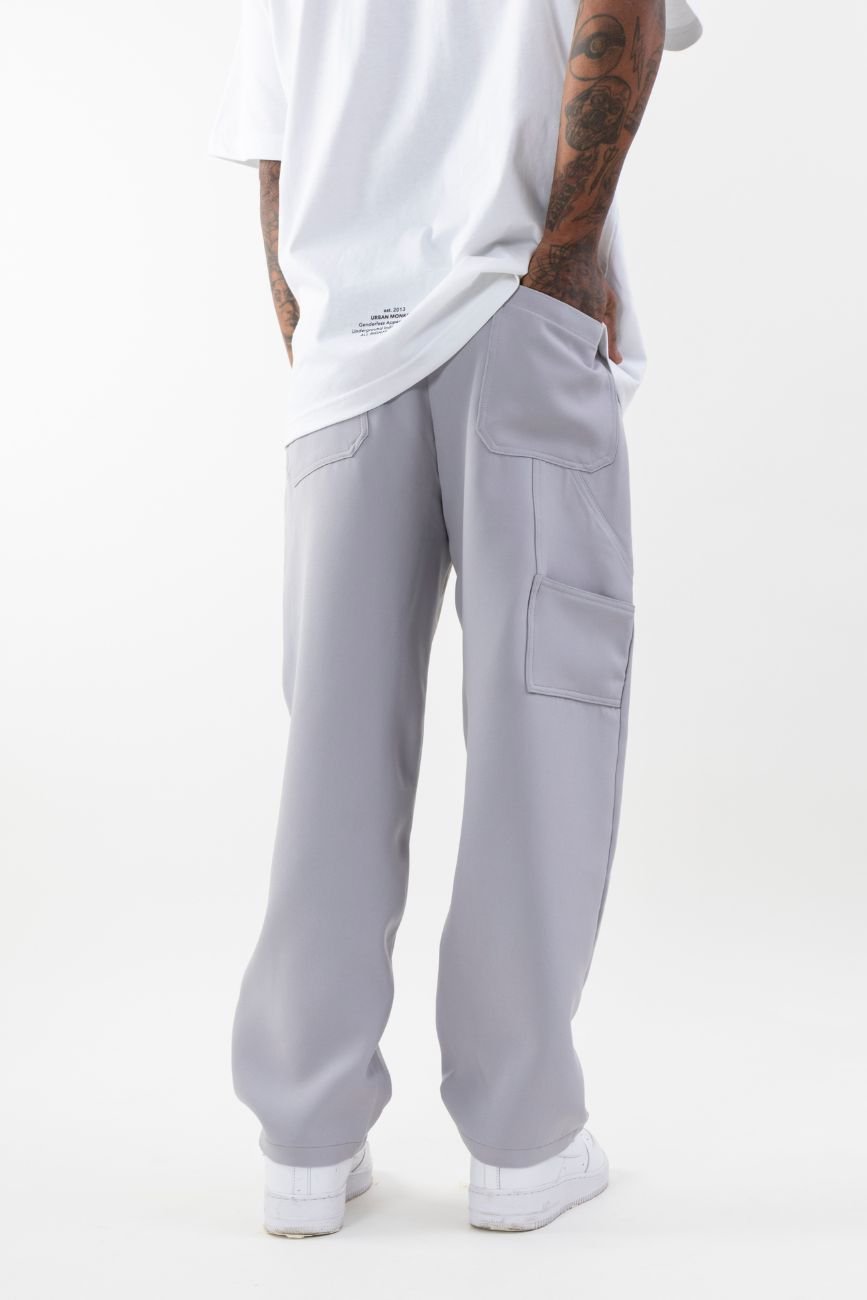Upgraded Relaxed Straight - Cut Track Pants // Grey - Urban Monkey® - UM23_TRCK_002_S/28