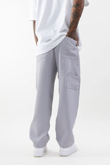 Upgraded Relaxed Straight - Cut Track Pants // Grey - Urban Monkey® - UM23_TRCK_002_S/28