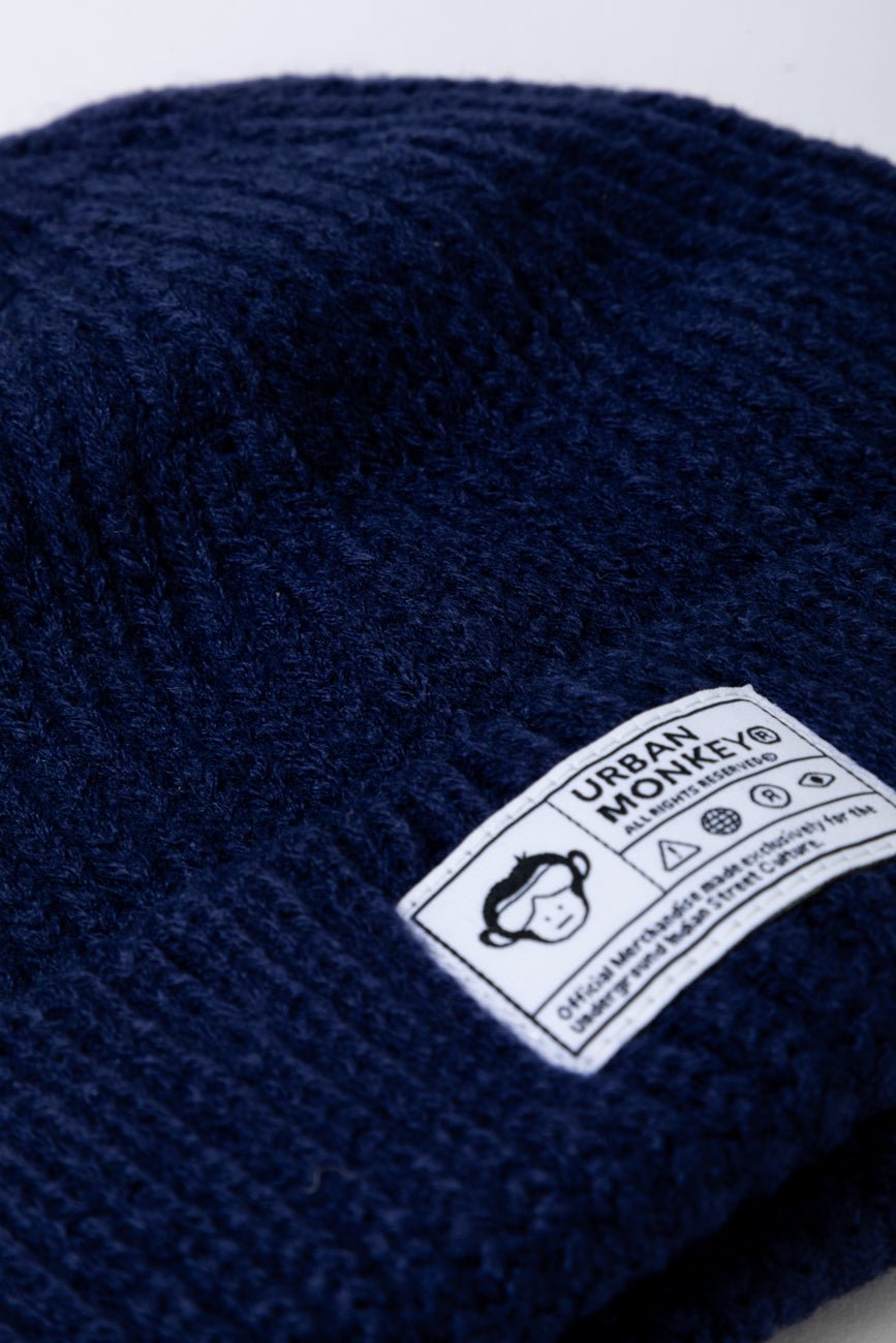 Fisherman Beanie // Blue - Urban Monkey® - UM23SMB427_NV