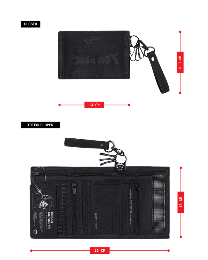 Wallet // 014 - Urban Monkey® - RHW001_BLKT02