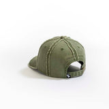 Washed Denim Baseball Cap // Olive - Urban Monkey® - 24BC201_OL