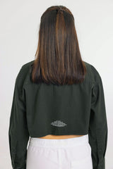 WE GO HIGH // CROPPED SHIRT - Urban Monkey® - SH_OLV_006_S
