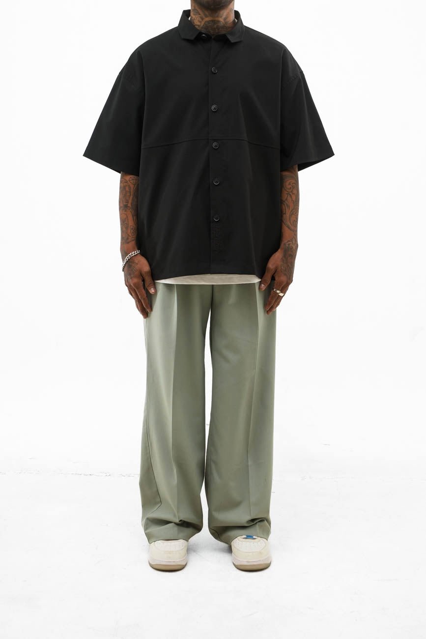 Zip Pocket Shirt // Black - Urban Monkey® - UM23A_SH_007B_S