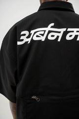 Zip Pocket Shirt // Black - Urban Monkey® - UM23A_SH_007B_S