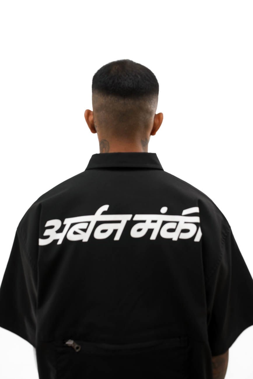 Zip Pocket Shirt // Black - Urban Monkey® - UM23A_SH_007B_S