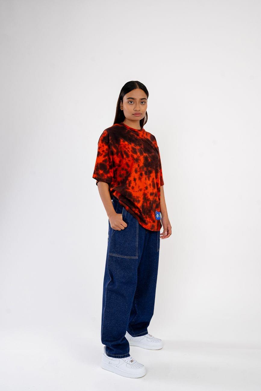 90's Denim Blue Baggy Jeans - Urban Monkey® - UM23D_BLU_XS