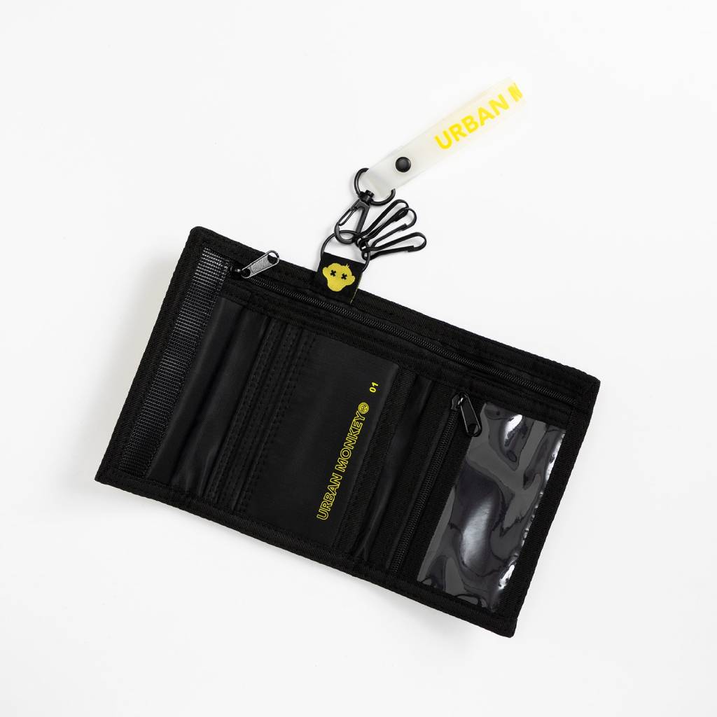Buy Black Trifold GG X UM // Super Wallet Online – Urban Monkey®