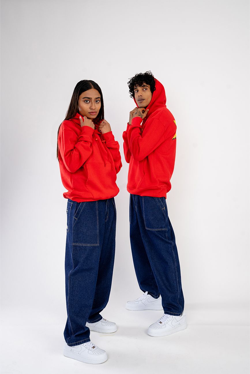 Buy Urban Monkey Red Hoodie Online – Urban Monkey®