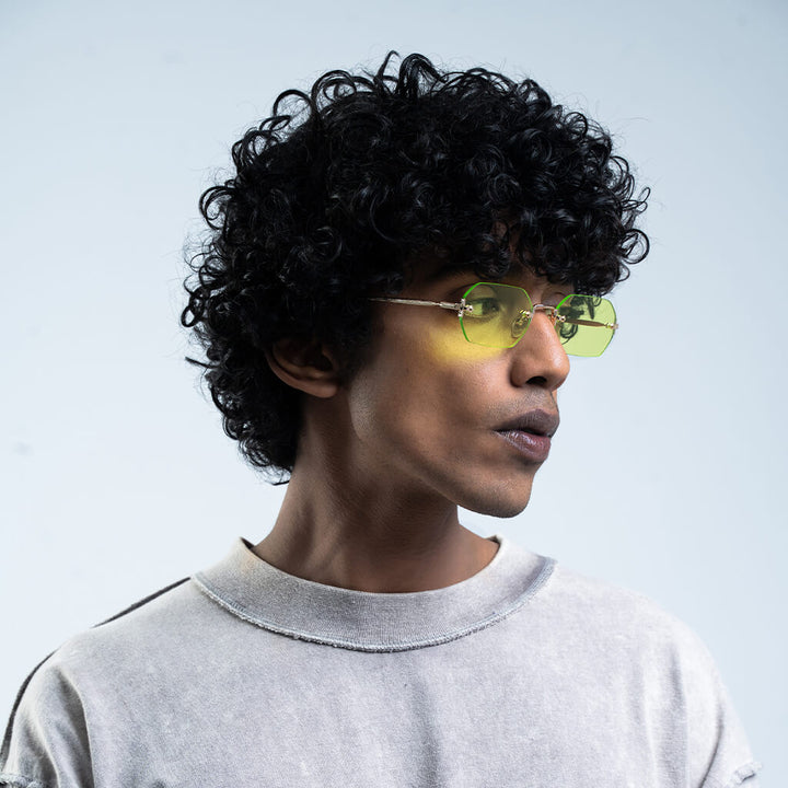 Buy Young Thug // 003 Gradient Blue Lens Sunglasses Online – Urban